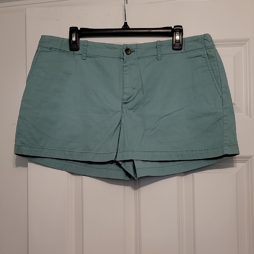 Polo by Ralph Lauren Green Bermuda Shorts Tailored Cotton